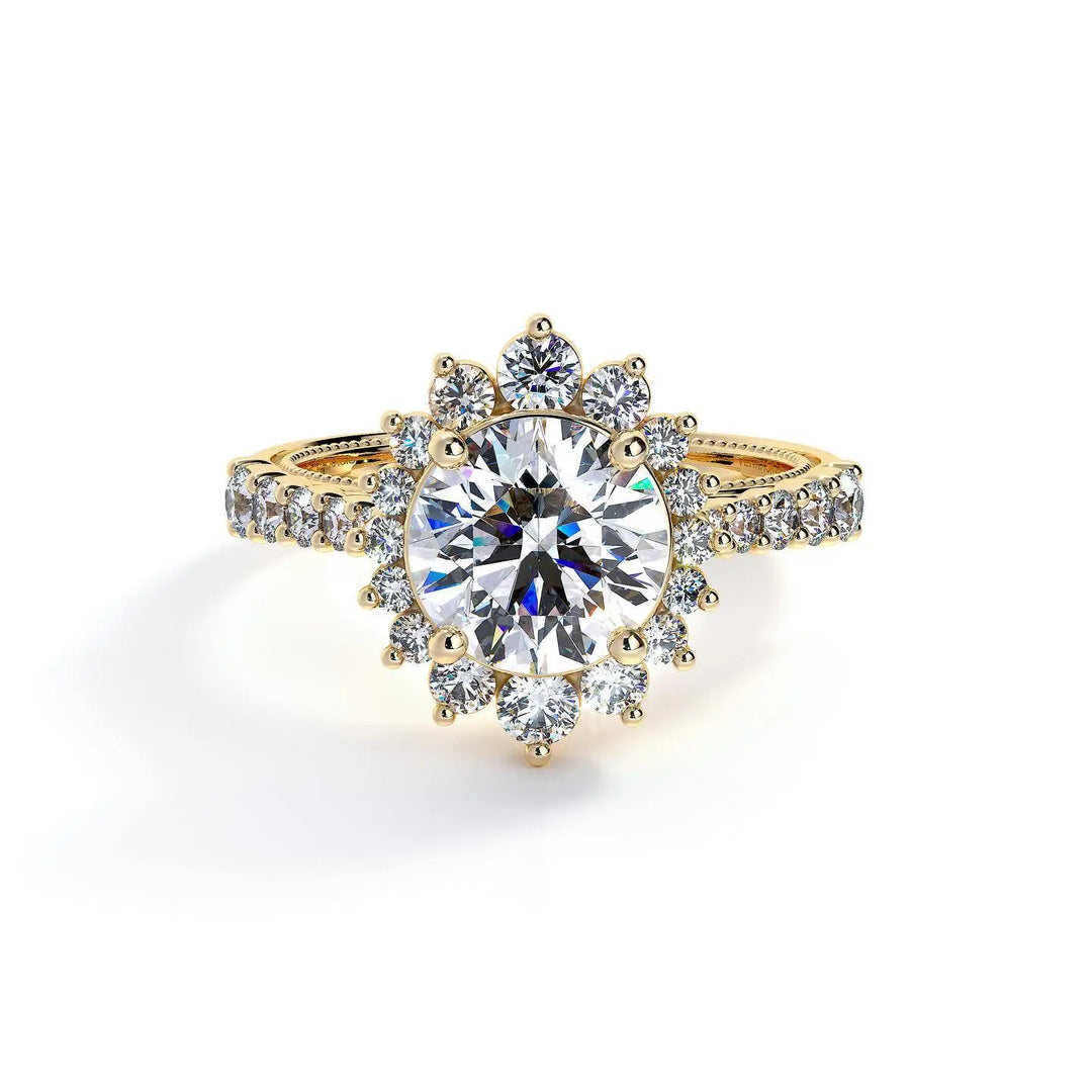 lab-grown diamond engagement ring by david simson jewelry