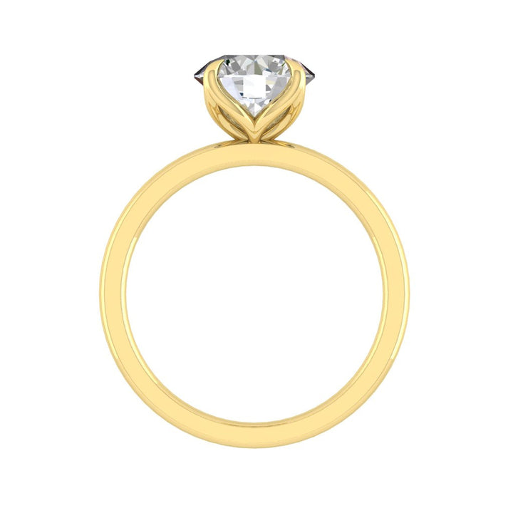 round-cut-solitaire-moissanite-engagement-ring