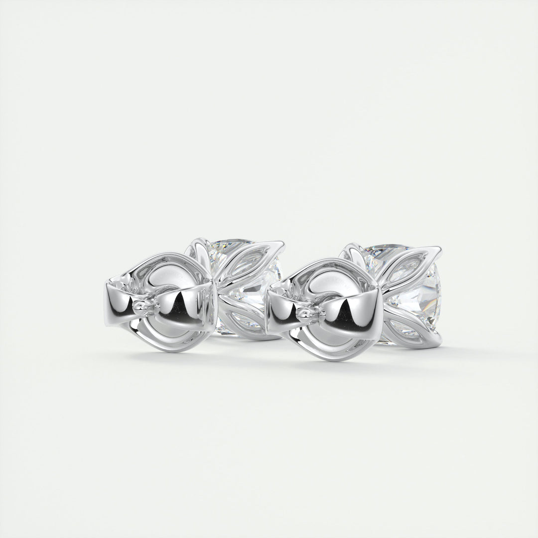 1.0CT Round Solitaire G-VS Lab Grown Diamond Earrings1.0CT Round Solitaire G-VS Lab Grown Diamond Earrings