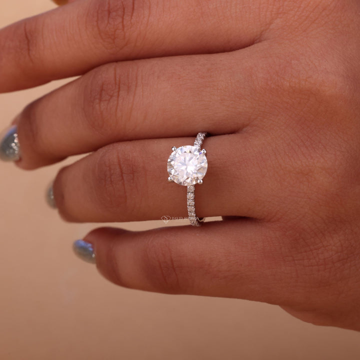 1.50 Carat Moissanite Ring
2.50 CT Moissanite Ring
