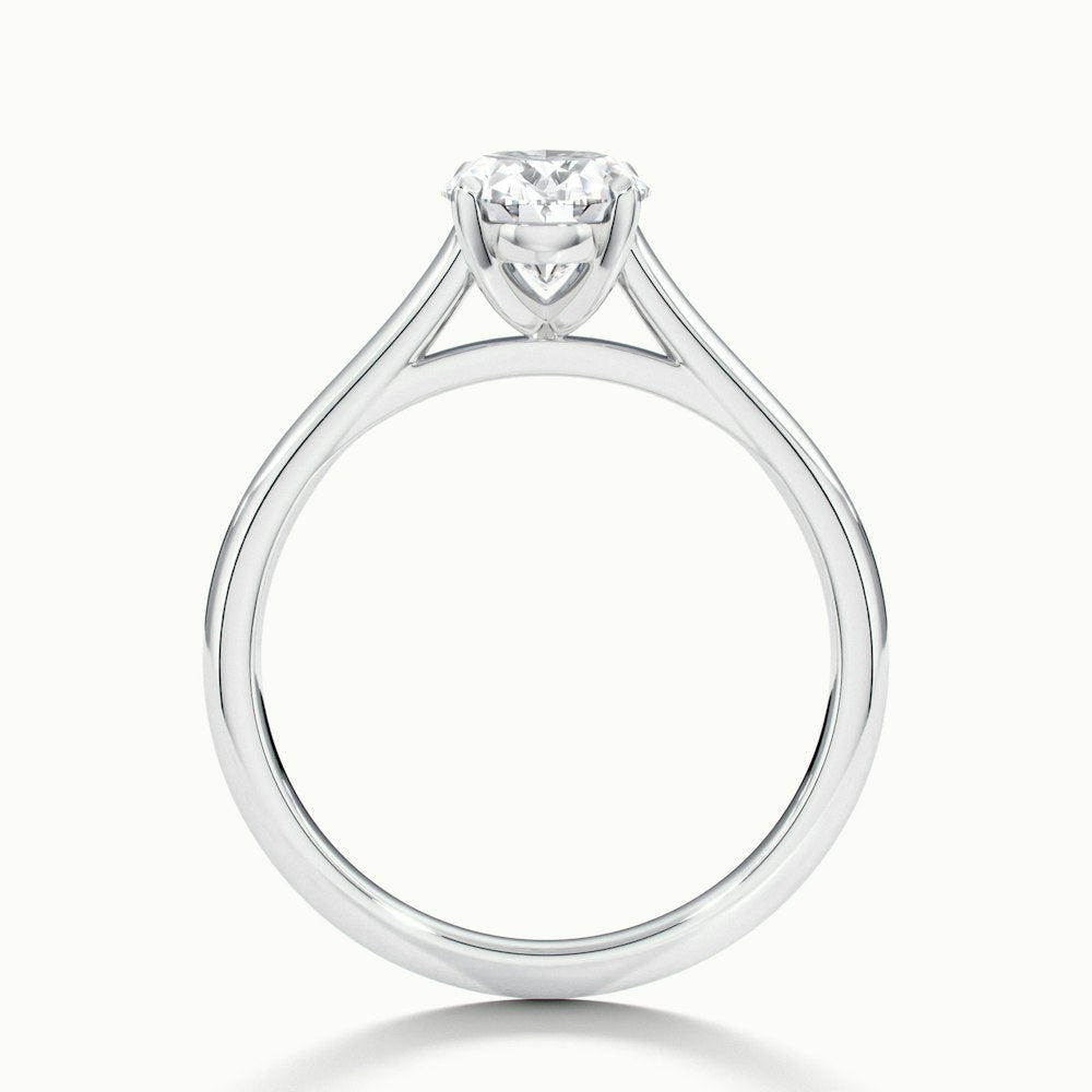 1.50CT Oval Cut Moissanite Diamond Solitaire Engagement Ring