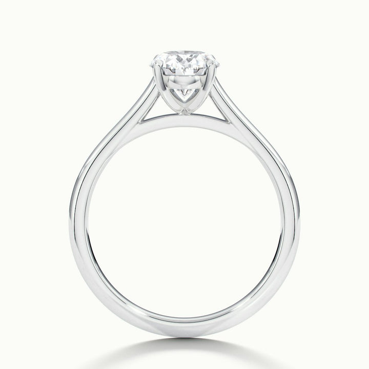 1.50CT Oval Cut Moissanite Diamond Solitaire Engagement Ring