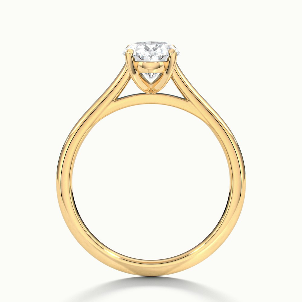 1.50CT Oval Cut Moissanite Diamond Solitaire Engagement Ring