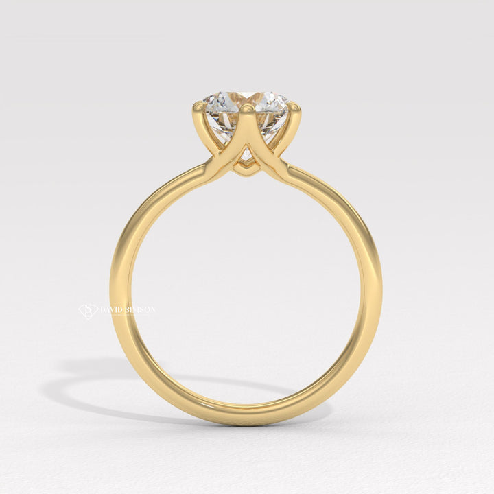 Round natural engagement ring, Round certified engagement ring, Round affordable luxury engagement ring, Round budget engagement ring, Round expensive engagement ring, 