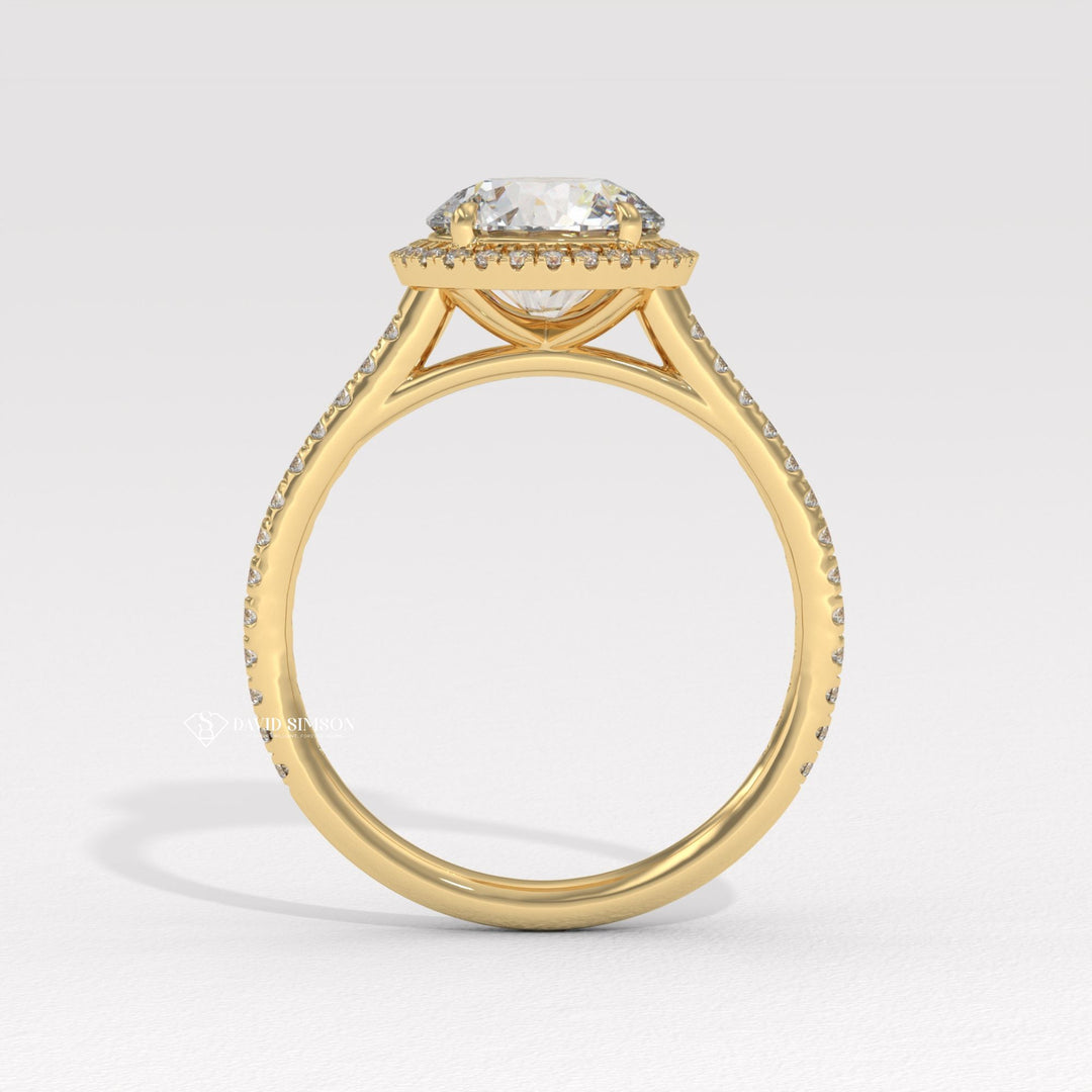 Round certified engagement ring, Round affordable luxury engagement ring, Round budget engagement ring, Round expensive engagement ring, Round high-quality engagement ring