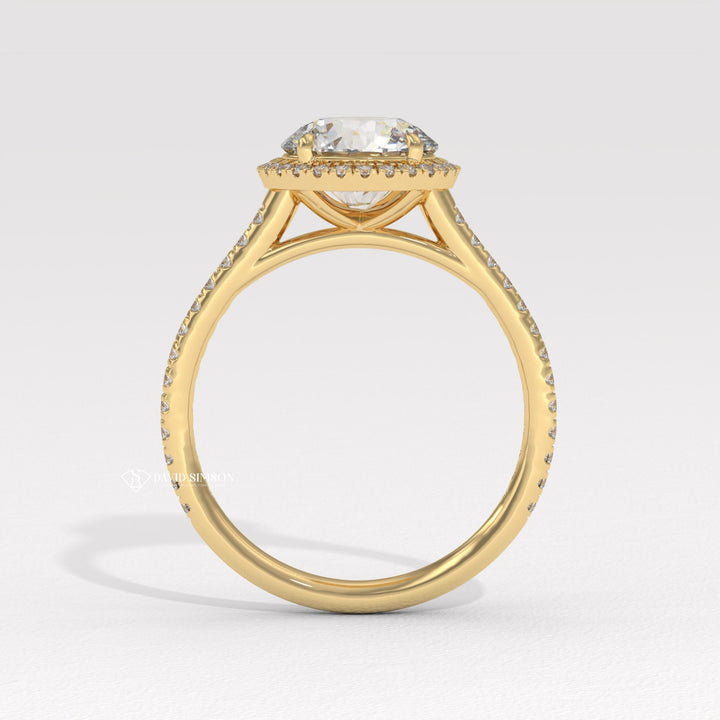 Round certified engagement ring, Round affordable luxury engagement ring, Round budget engagement ring, Round expensive engagement ring, Round high-quality engagement ring