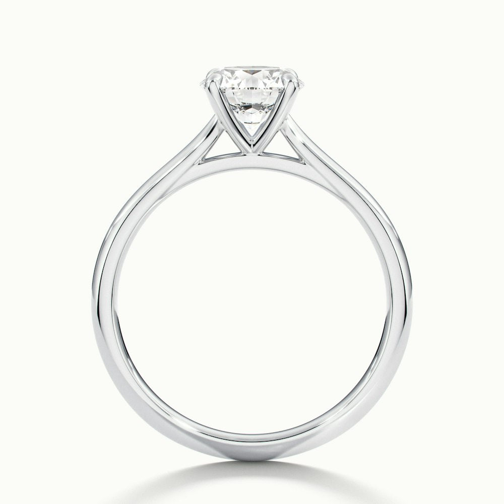 1.50CT Round Cut Moissanite Diamond Solitaire Engagement Ring