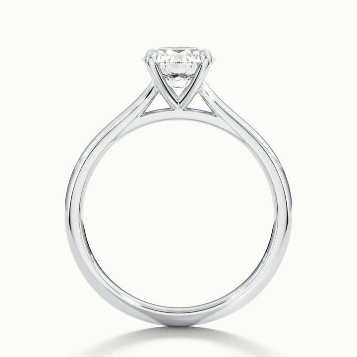 1.50CT Round Cut Moissanite Diamond Solitaire Engagement Ring