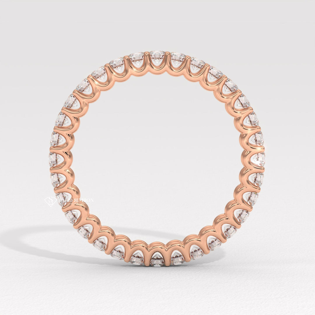 Lab Created Diamond
VVS Moissanite
Colorless Moissanite
Dainty Eternity Band
