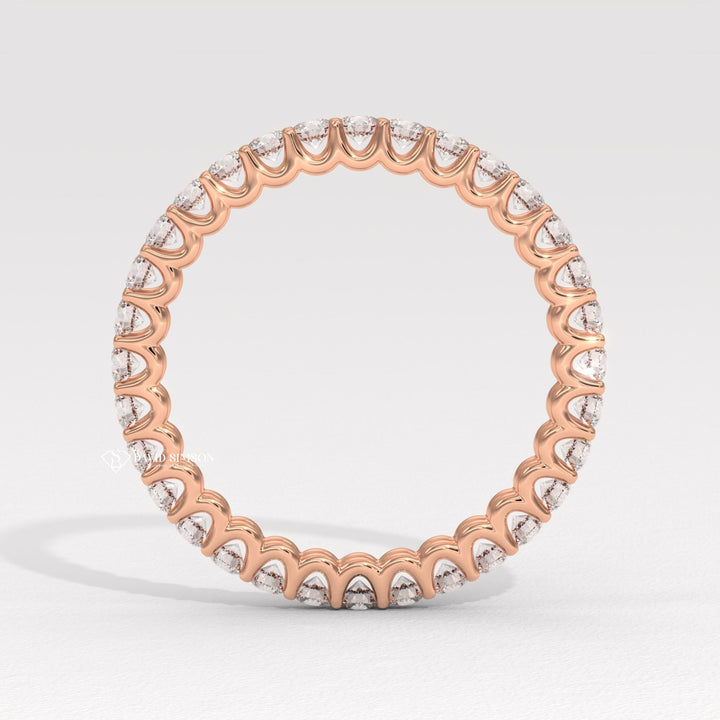 Lab Created Diamond
VVS Moissanite
Colorless Moissanite
Dainty Eternity Band
