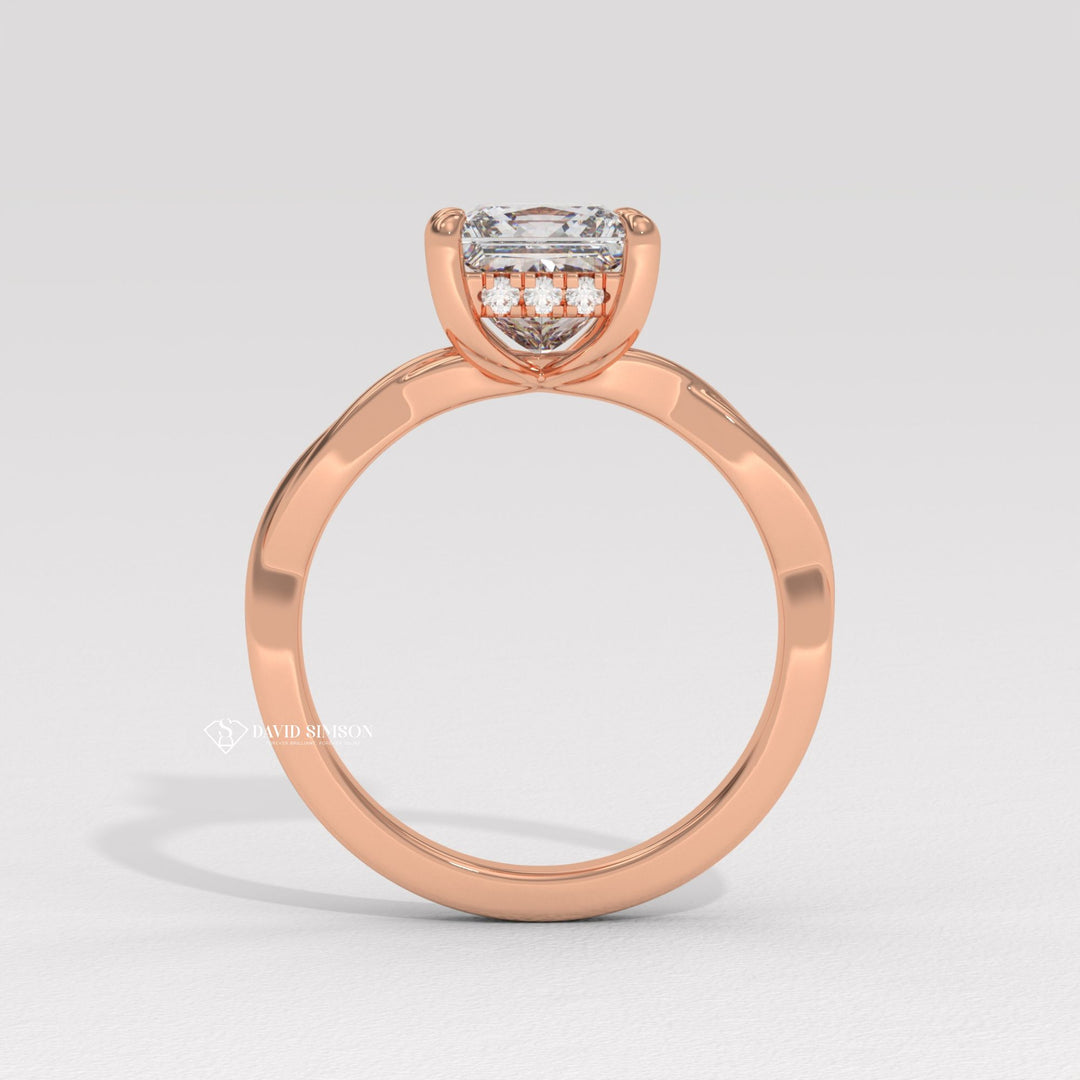 Tension set engagement ring, Vintage-inspired engagement ring, Art deco engagement ring, Victorian engagement ring, Edwardian engagement ring, Contemporary engagement ring