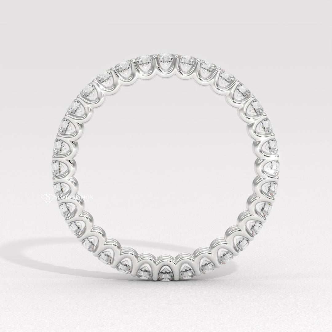 Full-eternity diamond wedding band, Unique diamond wedding band, Custom diamond wedding band, Affordable diamond wedding band, Luxury diamond wedding band, White gold diamond wedding band, 