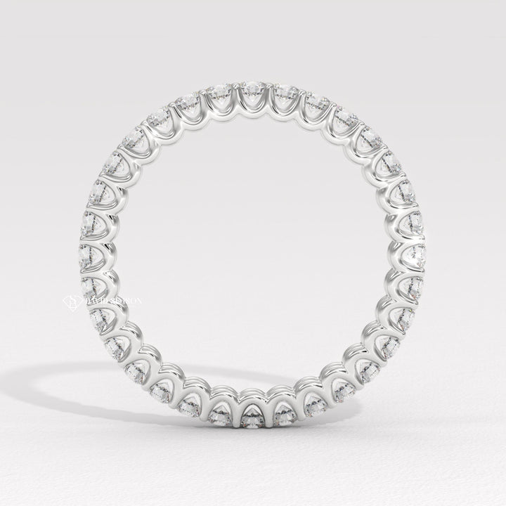 Full-eternity diamond wedding band, Unique diamond wedding band, Custom diamond wedding band, Affordable diamond wedding band, Luxury diamond wedding band, White gold diamond wedding band, 