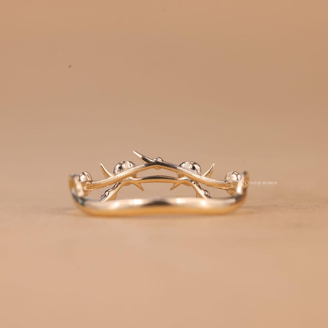 18K Gold Nature Band
Platinum Floral Band
D Color Moissanite
VVS1 Moissanite Band
Rose Gold Flower Band
Unique Floral Ring
