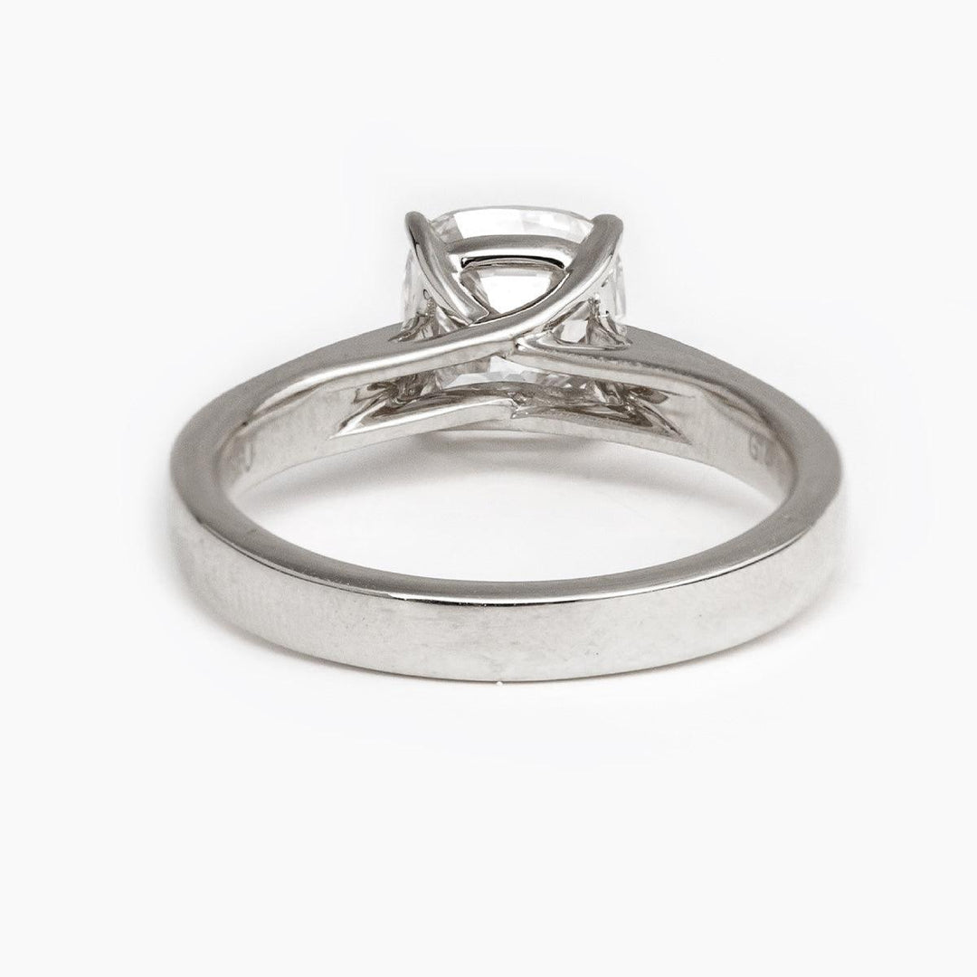 1.50ct-2.50ct Old Mine Cushion Cut Diamond Engagement Ring