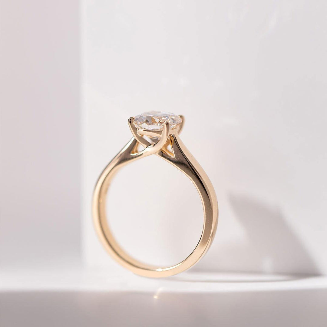 1.50ct-2.50ct Old Mine Cushion Cut Diamond Engagement Ring