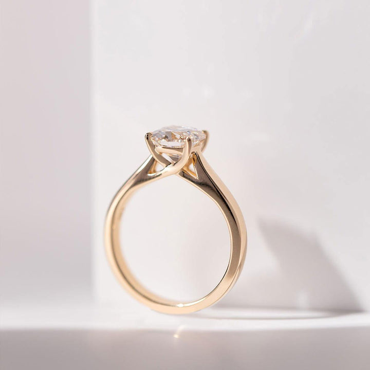 1.50ct-2.50ct Old Mine Cushion Cut Diamond Engagement Ring