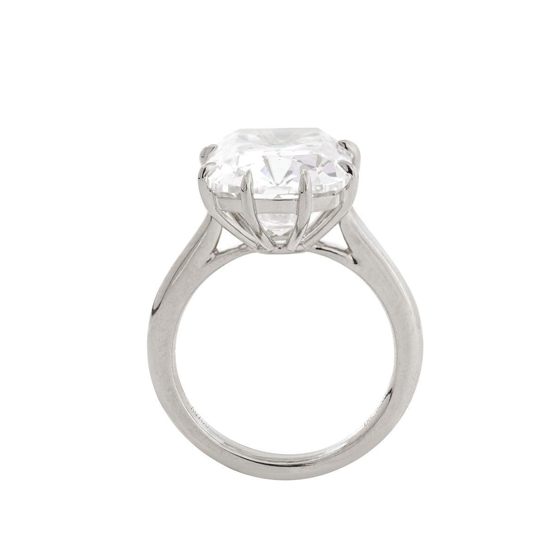 6.0ct-7.0ct Old Mine Elongated Cushion Cut Moissanite Diamond Engagement Ring