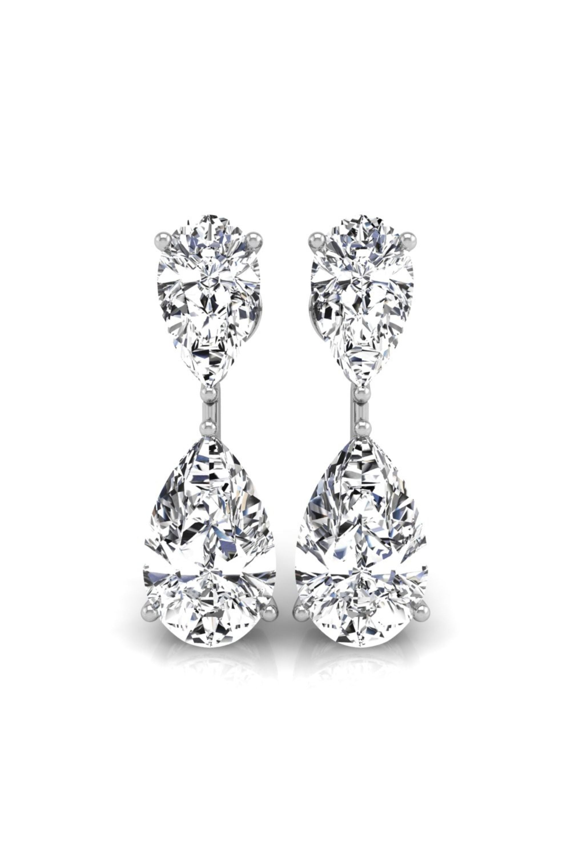 Diamond fashion earrings for her