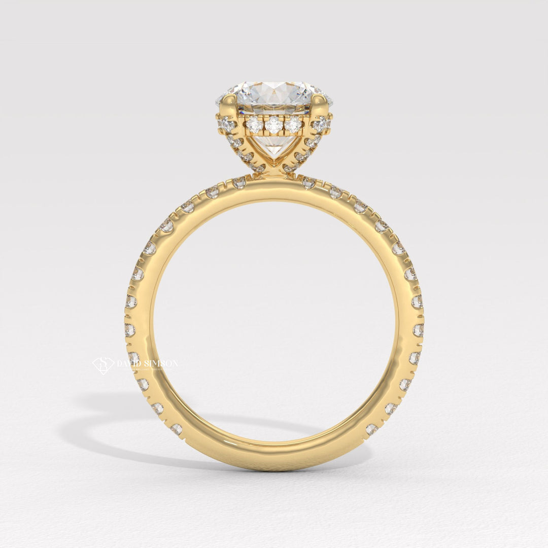 Pave ring price guide, Vintage pave diamond rings, Emerald cut pave engagement rings, 1 carat pave diamond ring price, 