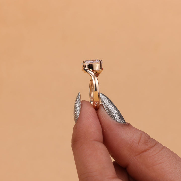 Oval Cut Bypass Ring
2.0CT Moissanite Bypass
3.0CT Oval Solitaire
Moissanite Bypass Band
