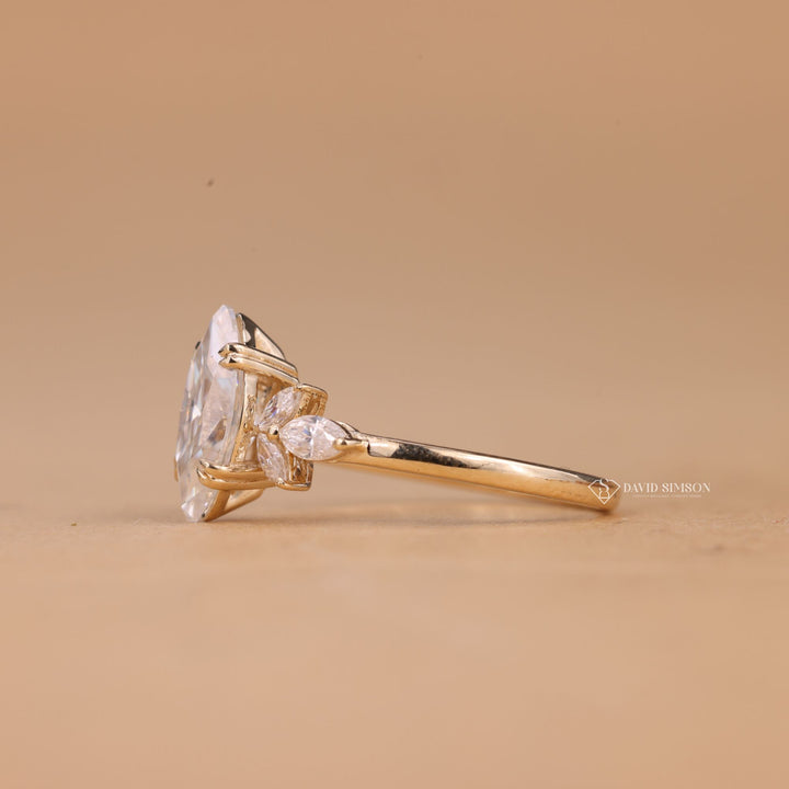 Marquise Diamond Alternative
Multi-Stone Moissanite Ring
1.5 Carat Marquise Ring
2.5 Carat Cluster Ring
Marquise Bridal Jewelry
