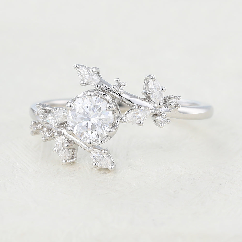 round-shaped-moissanite-art-deco-engagement-ring