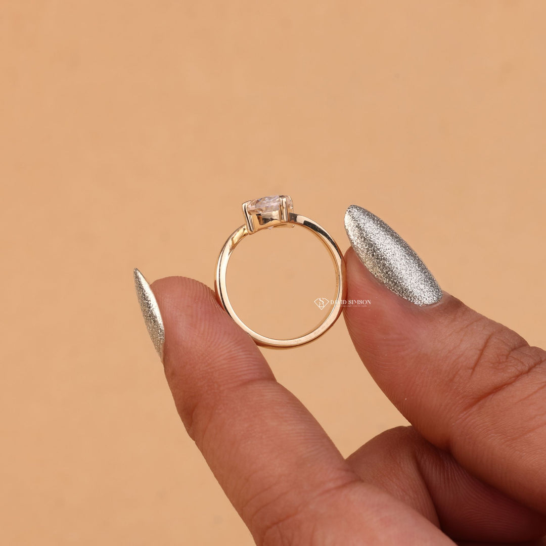 3 Carat Marquise Ring
Unique Bypass Ring
14K Gold Marquise Bypass
