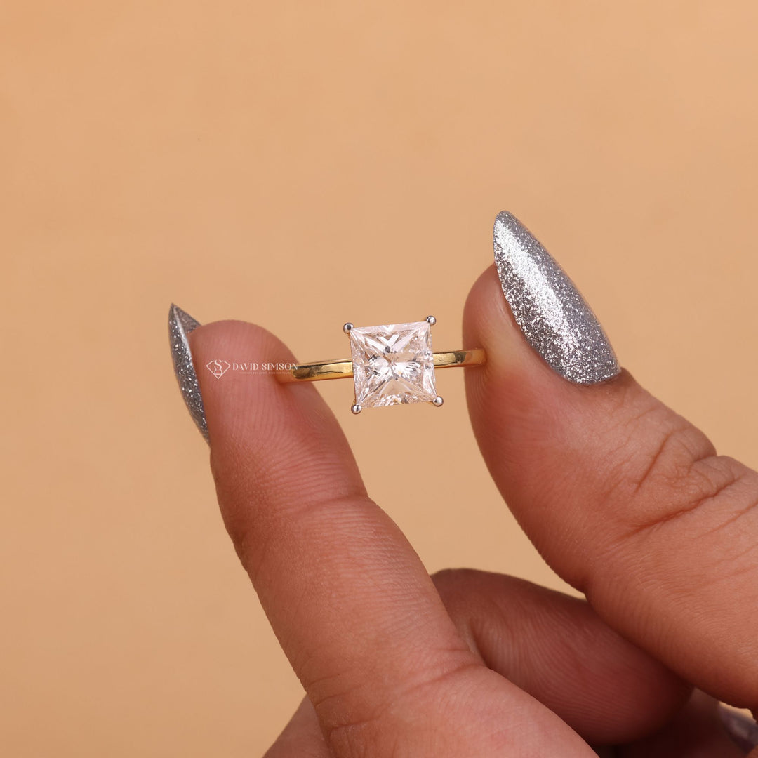 Princess Cut Moissanite Ring
Square Cut Moissanite Solitaire
1 Carat Princess Moissanite Ring
2 Carat Princess Moissanite Ring