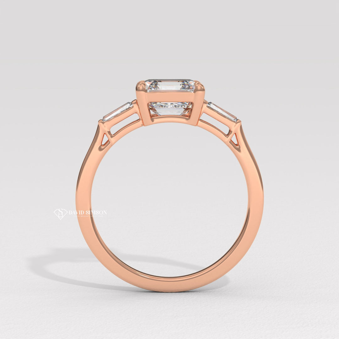 Asscher Cut Ring
2ct Asscher Ring
3ct Asscher Ring
Large Moissanite Ring