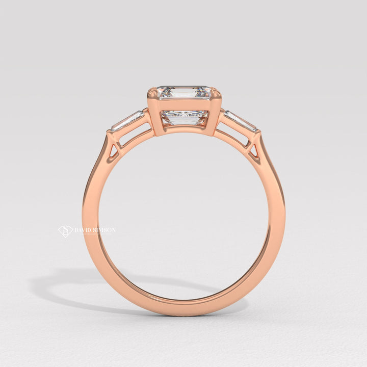 Asscher Cut Ring
2ct Asscher Ring
3ct Asscher Ring
Large Moissanite Ring