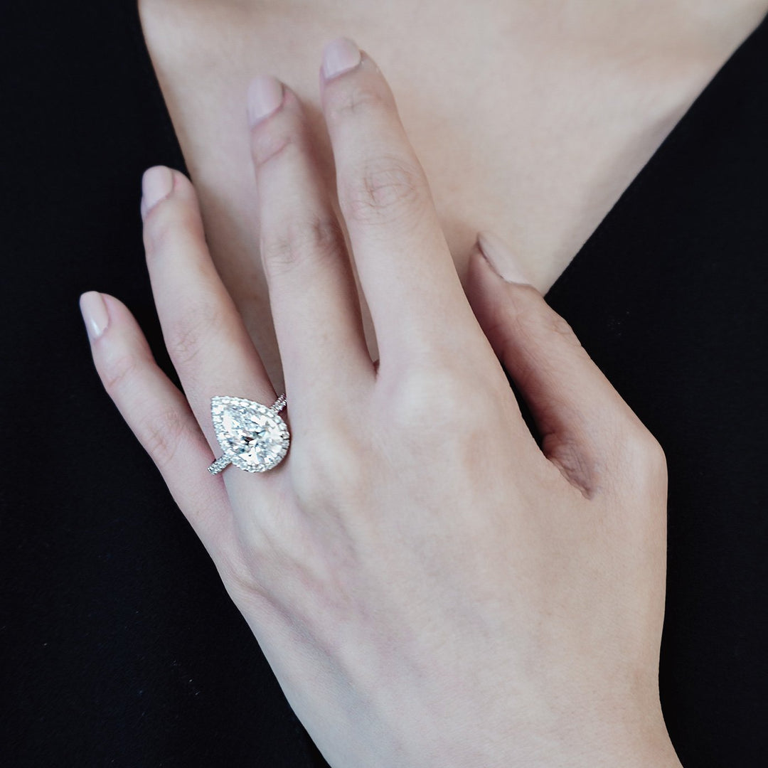 pear-shaped-moissanite-halo-engagement-ring