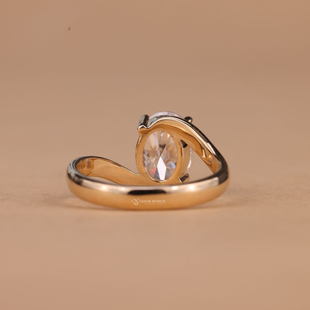 2 Carat Oval Ring
3 Carat Bypass Ring
Oval Cut Moissanite
Lab Moissanite Bypass
14K Gold Bypass Ring
