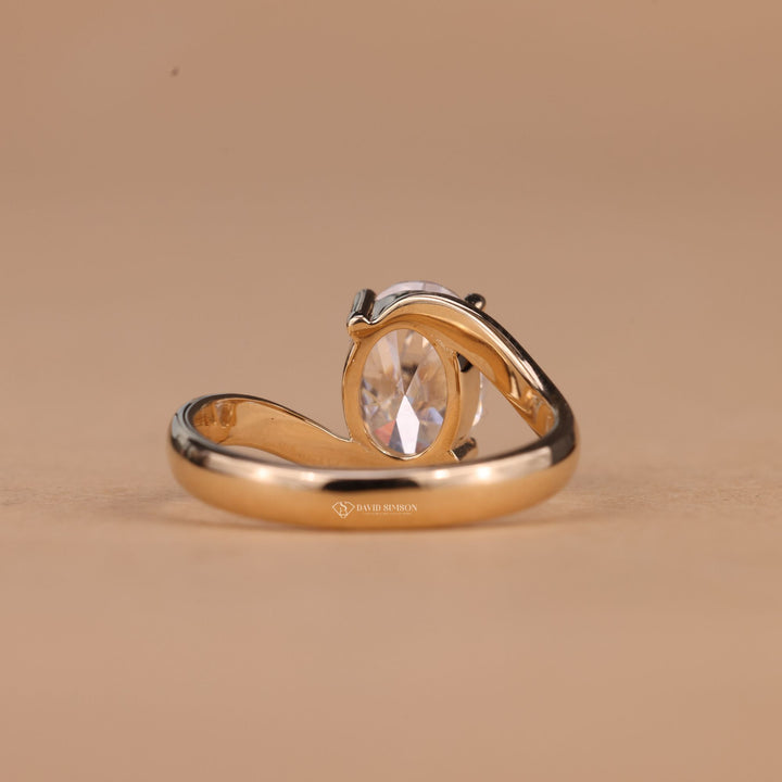 2 Carat Oval Ring
3 Carat Bypass Ring
Oval Cut Moissanite
Lab Moissanite Bypass
14K Gold Bypass Ring
