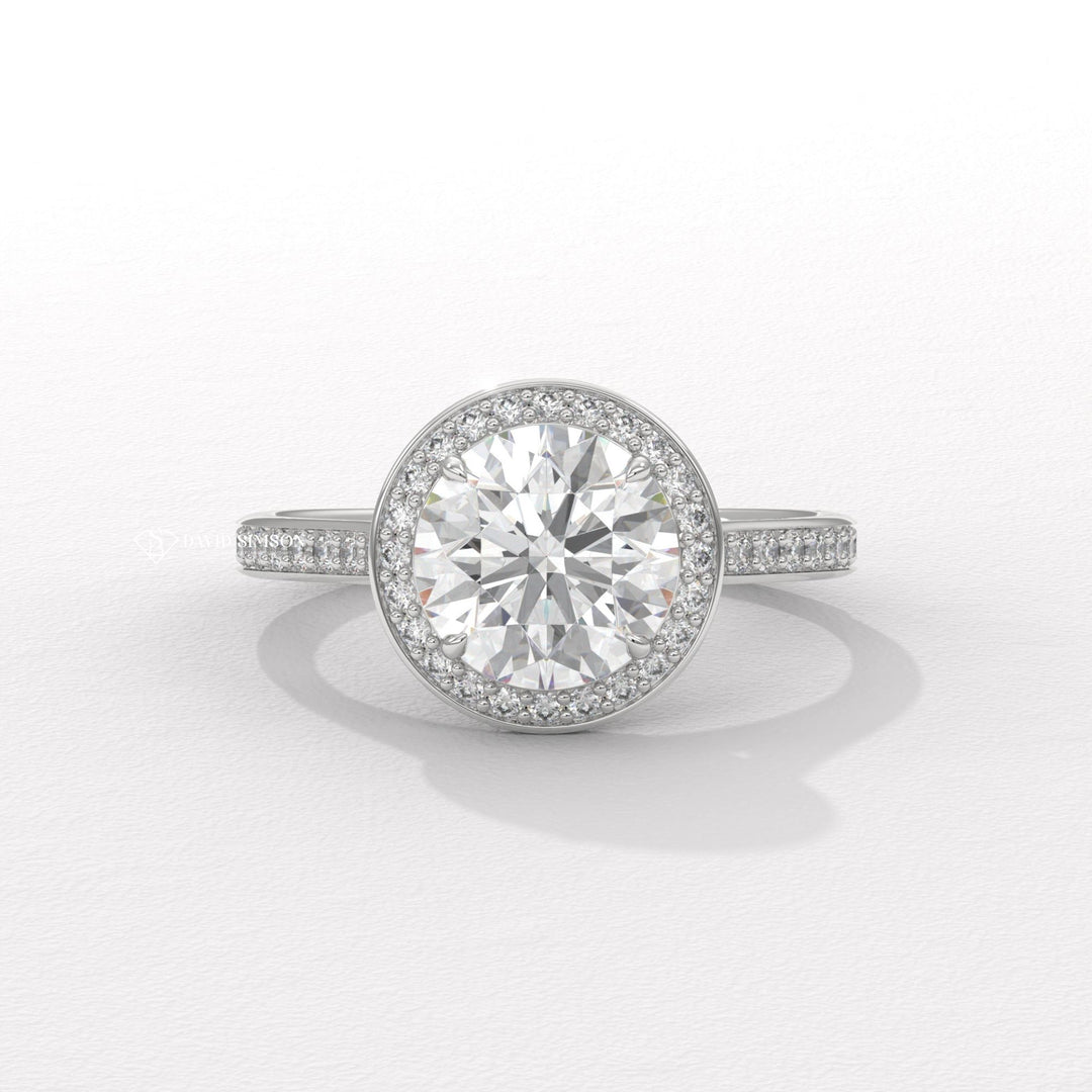 Round trendy engagement ring, Round fashionable engagement ring, Round ethical engagement ring, Round sustainable engagement ring, Round conflict-free engagement ring, Round lab-grown engagement ring