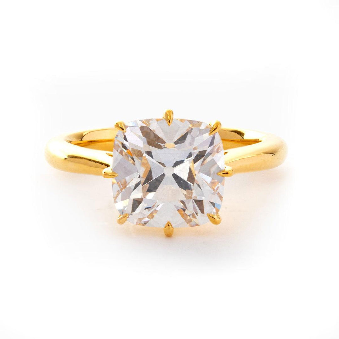 GIA certified old mine, antique cushion solitaire, 18k gold solitaire, platinum cushion ring, white gold solitaire, yellow gold vintage ring, rose gold antique ring, romantic diamond ring, candlelight glow