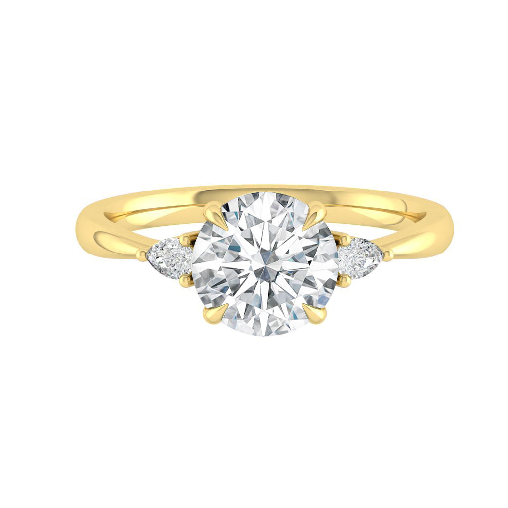 round-cut-three-stone-moissanite-engagement-ring