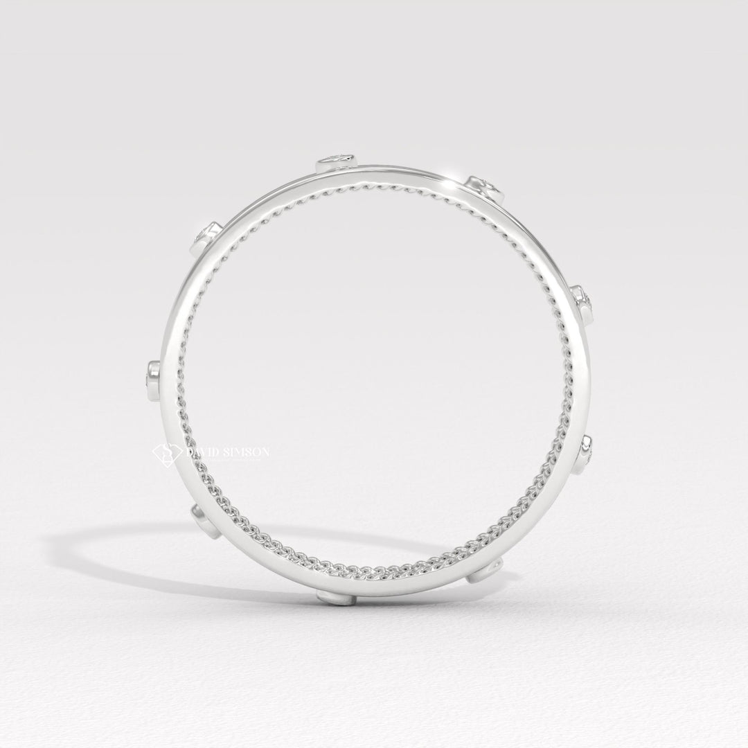 Full Eternity Ring
Round Cut Milgrain
Dainty Milgrain Ring
Minimalist Vintage Band
Detailed Wedding Band