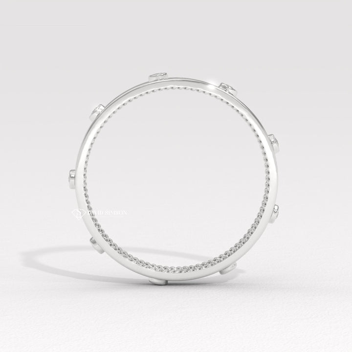 Full Eternity Ring
Round Cut Milgrain
Dainty Milgrain Ring
Minimalist Vintage Band
Detailed Wedding Band