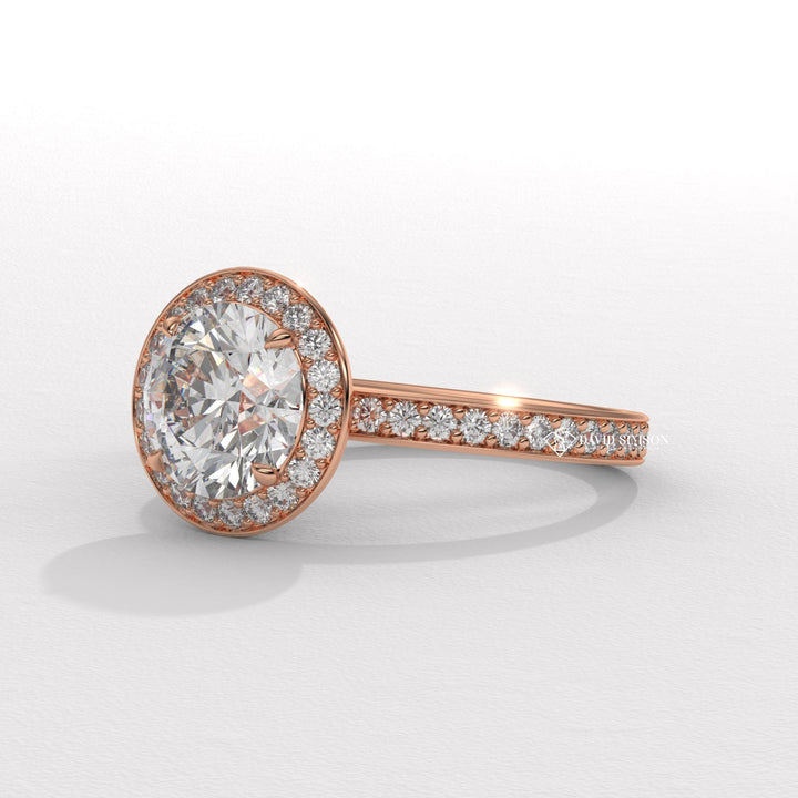 Round top-rated engagement ring, Round online engagement ring, Round local engagement ring, Round handmade engagement ring, 