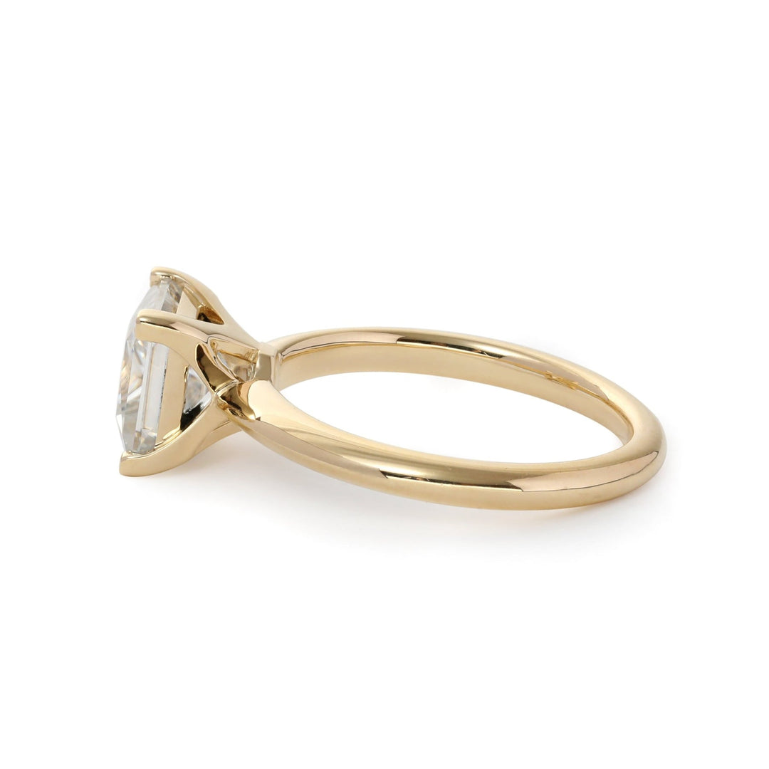 3.5ct Princess Cut Engagement RingGIA Certified Princess Cut SolitairePlatinum Princess Cut Diamond Ring