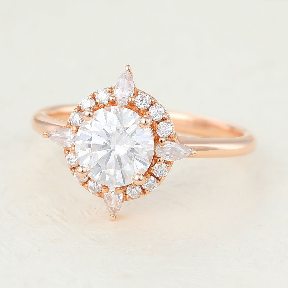 round-shaped-moissanite-halo-engagement-ring