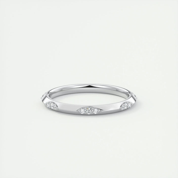 round-cut-flush-moissanite-bridal-wedding-band