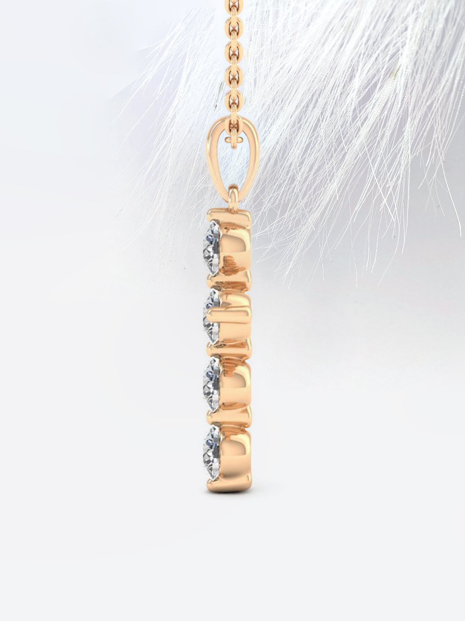 0.66 ct Ladies Round Cut Diamond Engagement Ring New in 14 kt White Go 0.66 Carat Petite Curving Round Cut Diamond Engagement Ring (G