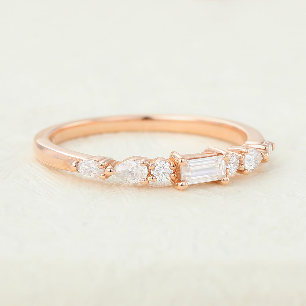 pear-baguette-marquise-round-shaped-moissanite-multi-stone-wedding-band