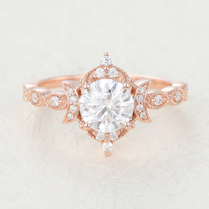 0-90-ct-round-shaped-moissanite-vintage-engagement-ring