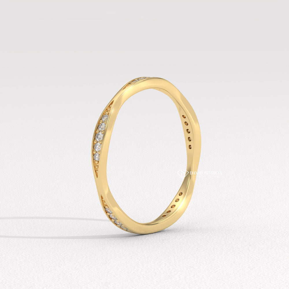 Infinity Wedding Band
Infinity Ring
Moissanite Infinity Ring
Twist Wedding Band