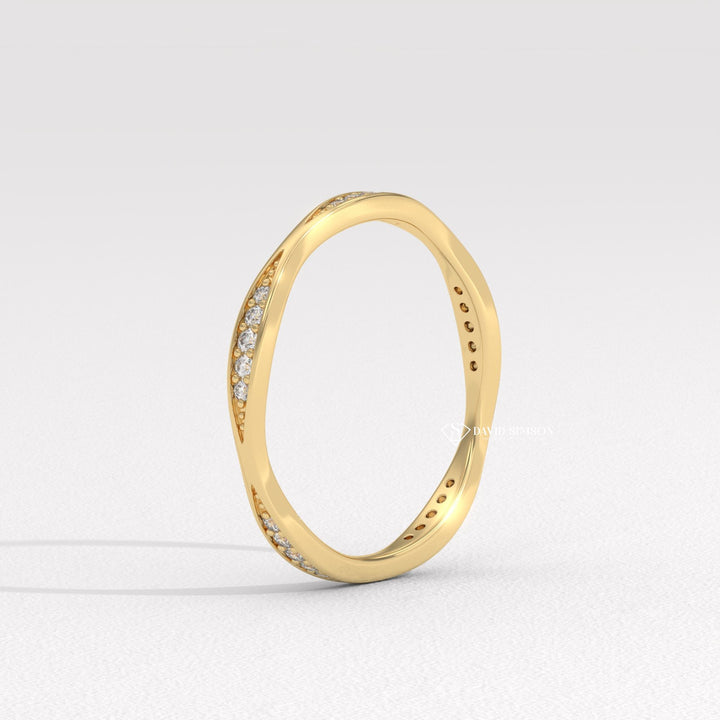 Infinity Wedding Band
Infinity Ring
Moissanite Infinity Ring
Twist Wedding Band