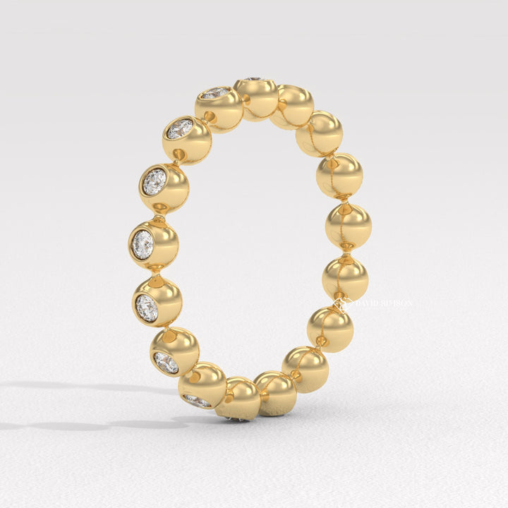 Bezel Set Wedding Band
Bubble Wedding Band
Dot Wedding Band
Bubble Moissanite Ring