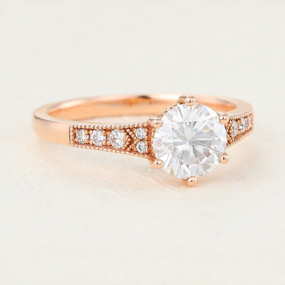 round-shaped-moissanite-solitaire-engagement-ring